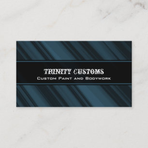Fraktal Grunge Business Card, Royal Blue Visitenkarte