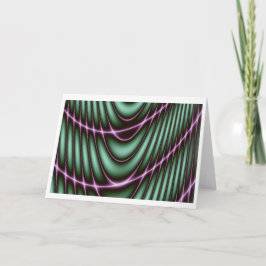 Fraktal-Grußkarte leer Karte