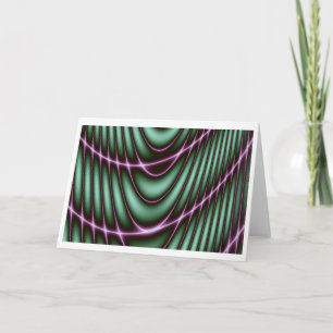 Fraktal-Grußkarte leer Karte