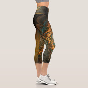 Fraktal Herbst Capri Leggings