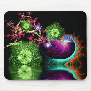Fraktal Holiday Arrangement Mousepad