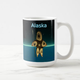 Fraktal Inuit Hunter - Alaska Kaffeetasse