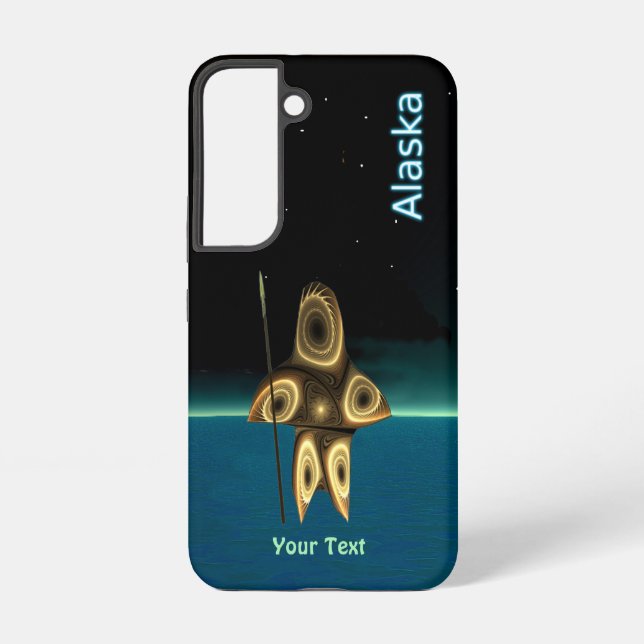 Fraktal Inuit Hunter - Alaska OtterBox iPhone Case Samsung Galaxy Hülle (Rückseite)