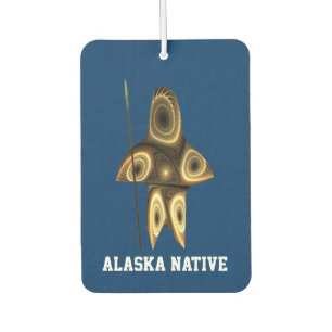Fraktal Inuit Hunter - Alaska-Ureinwohner Autolufterfrischer