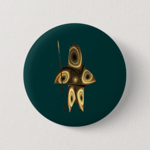 Fraktal Inuit Hunter Button