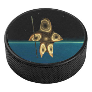 Fraktal Inuit Hunter Eishockey Puck