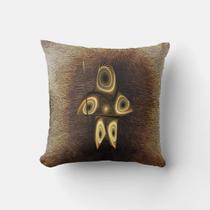 Fraktal Inuit Hunter Kissen