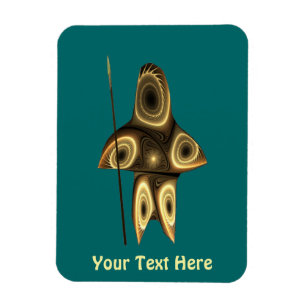 Fraktal Inuit Hunter Magnet