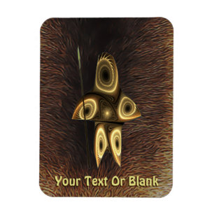 Fraktal Inuit Hunter Magnet