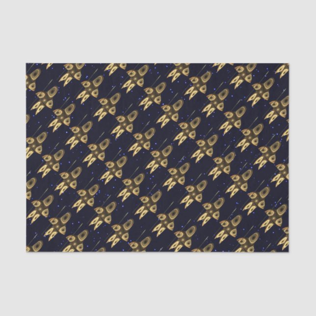 Fraktal Inuit Hunter Seidenpapier (Vorderseite)