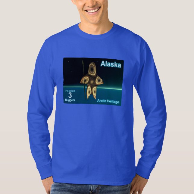Fraktal Inuit Hunter T-Shirt (Vorderseite)