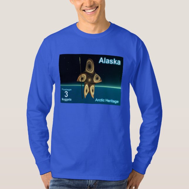 Fraktal Inuit Hunter T-Shirt (Vorderseite)