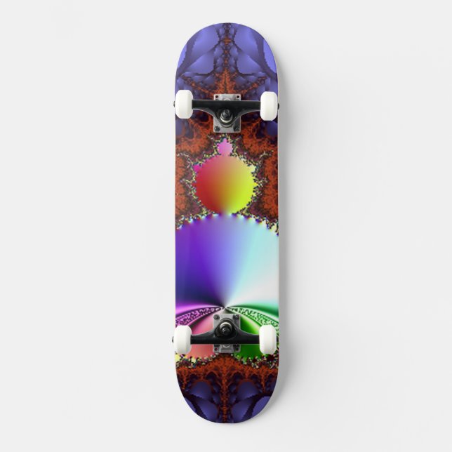 Fraktal Journey Skateboard (Vorderseite)