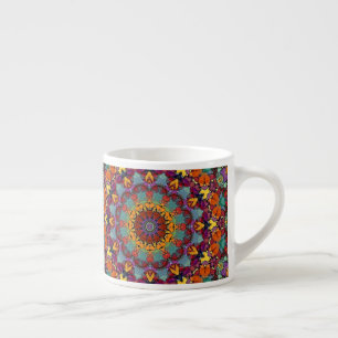 Fraktal-Kaleidoskop-Mandala-Muster-64351 Espressotasse