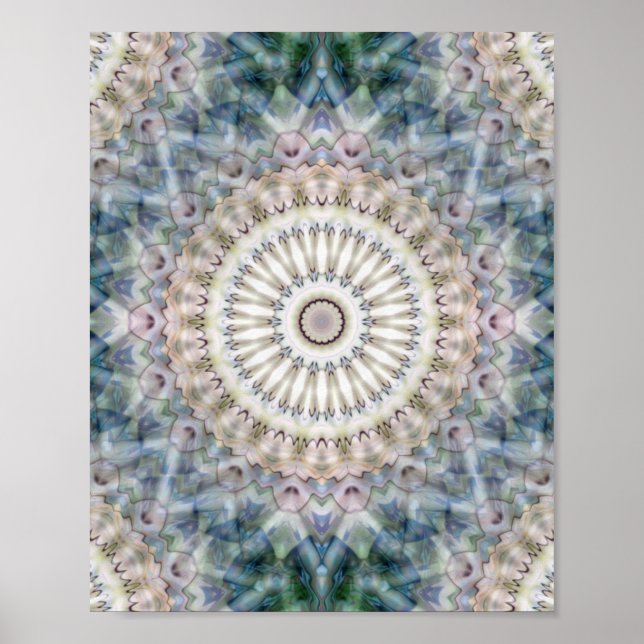 Fraktal Kaleidoskop Poster (Vorne)
