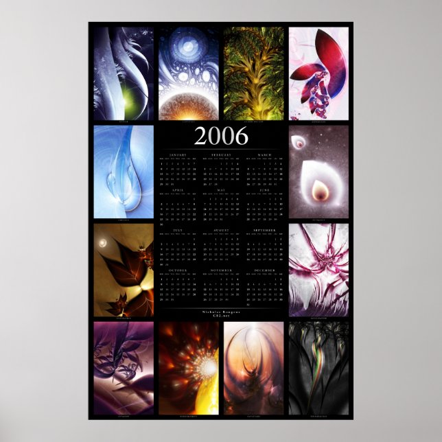 Fraktal-Kalender 2006 Poster (Vorne)
