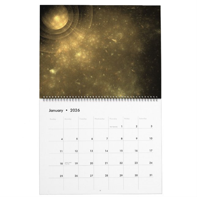 Fraktal-Kalender Kalender (Jan 2026)