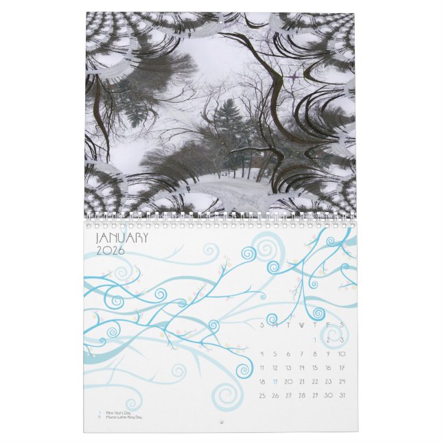 Fraktal-Kalenderzeit Kalender (Jan 2026)