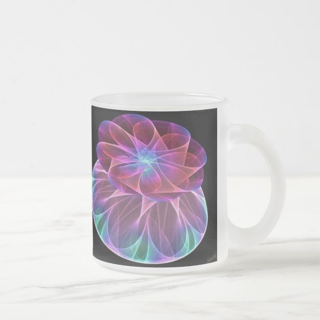 Fraktal Karneval Glas Tasse (Rechts)