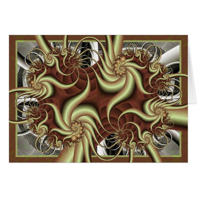 Fraktal-Karte (Vorderseite (Horizontal))