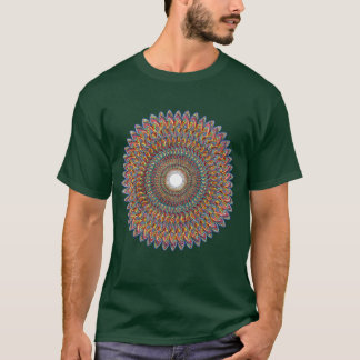 Fraktal-Kegel zu DNA-Impuls T-Shirt