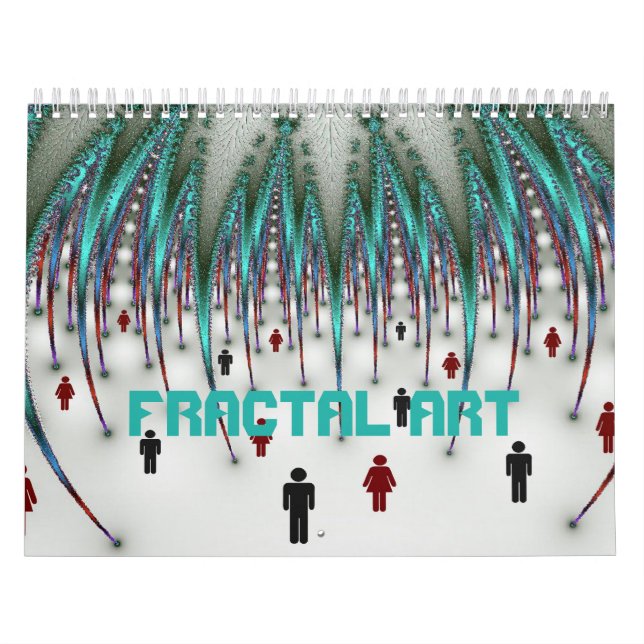 Fraktal-Kunst Kalender (Titelbild)