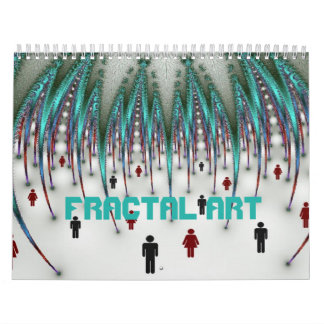 Fraktal-Kunst Kalender