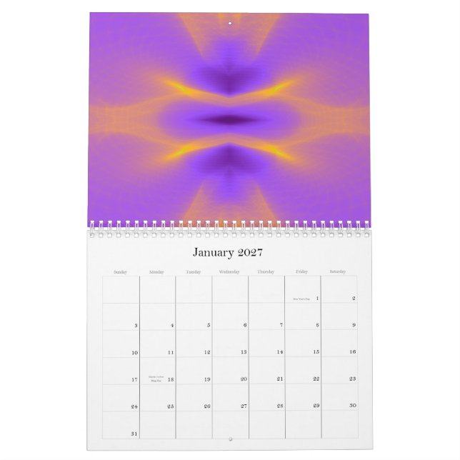 Fraktal-Kunst-Kalender 2015 D Kalender (Jan 2027)