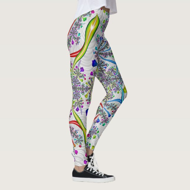Fraktal-Leggings Leggings (Rechts)