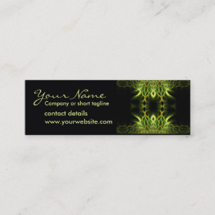 Fraktal-Lotos-Visitenkarte Mini Visitenkarte