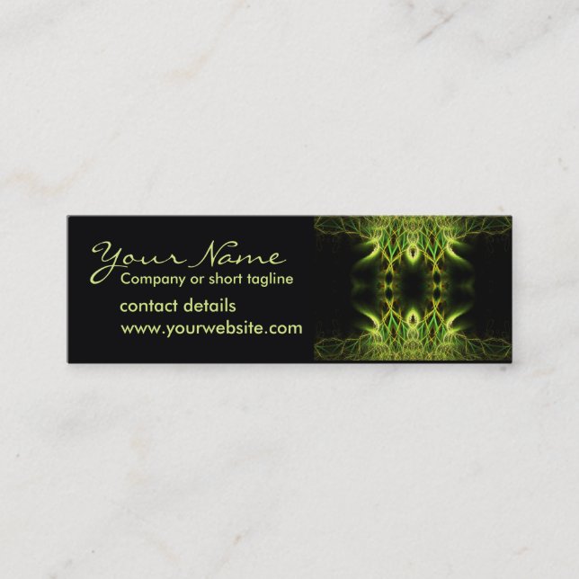 Fraktal Lotus Visitenkarte (Vorderseite)