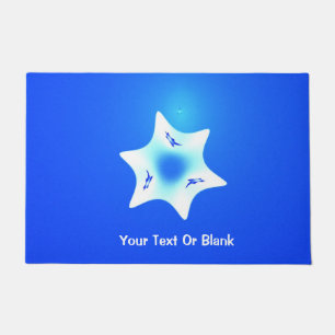 Fraktal Magen Lavan (White Star) Fußmatte