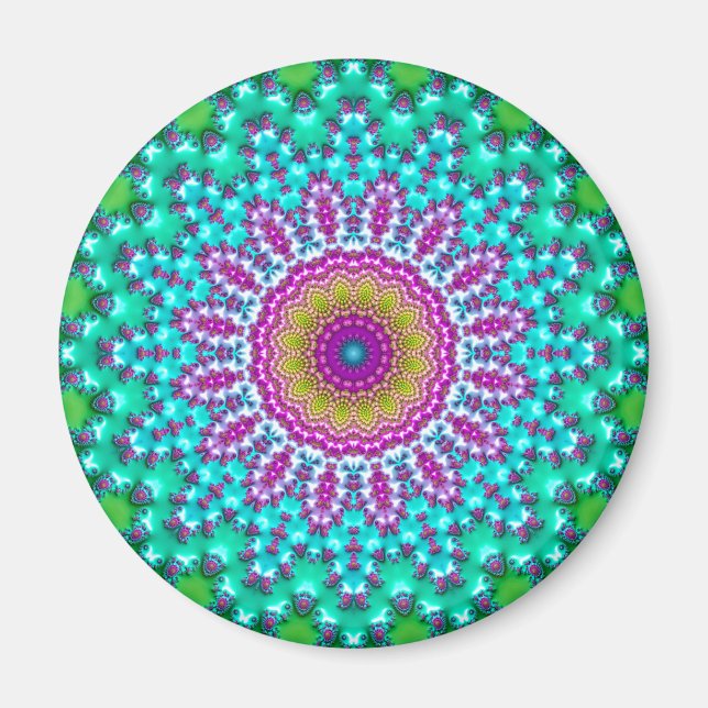 Fraktal Mandala 3 Magnet (Vorne)