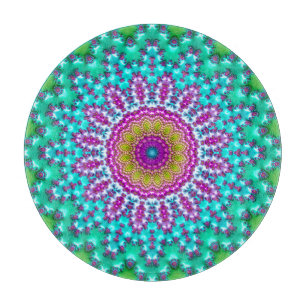 Fraktal Mandala 3 Schneidebrett