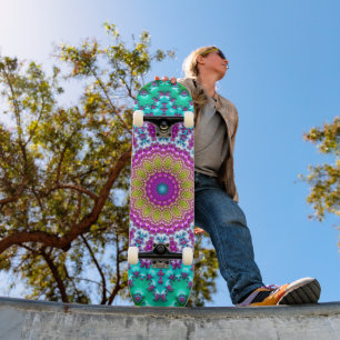 Fraktal Mandala 3 Skateboard