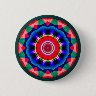 Fraktal Mandala Button