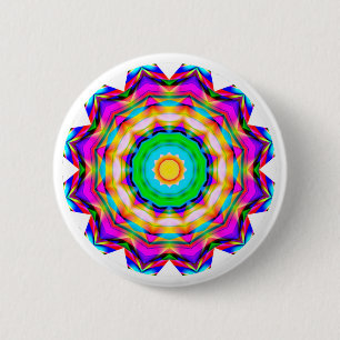 Fraktal Mandala Button