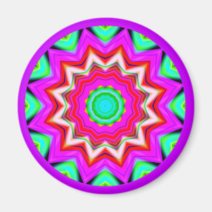 Fraktal Mandala Magnet