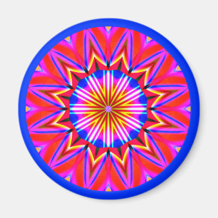 Fraktal Mandala Magnet