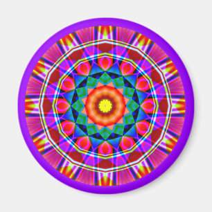 Fraktal Mandala Magnet