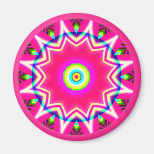 Fraktal Mandala Magnet