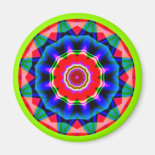 Fraktal Mandala Magnet