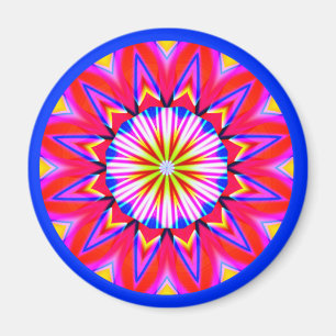 Fraktal Mandala Magnet