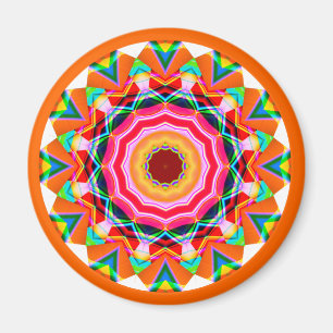 Fraktal Mandala Magnet