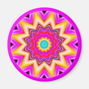 Fraktal Mandala Magnet