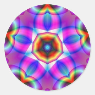 Fraktal Mandala Sacred Star Stickers