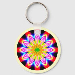 Fraktal Mandala Schlüsselanhänger