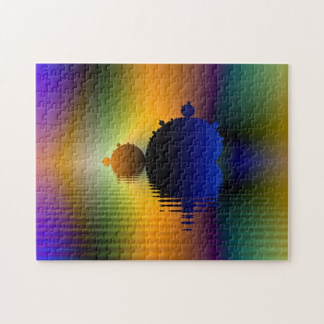 Fraktal Mandelbrot Reise-Puzzlespiel Puzzle (Horizontal)