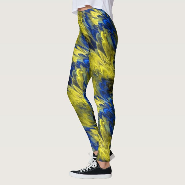 Fraktal Marmor 4-21 Leggings (Links)