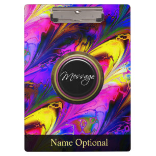 Fraktal-Marmor 7A-Bildoptionen Klemmbrett